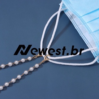 Wywy pearl - gafas de grano fino, simple, antideslizante, antipérdidas, cuerda de perlas, cordón, máscara, cadena