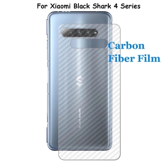 Xiaomi Black Shark 4 3 2 Pro Clear Protector De Pantalla Película Trasera POCO M3 F3 X3 NFC Note 9s 9T 10 9 Max Mi10T Mi 10T Fibra De Carbono 3D Pegatina Protectora