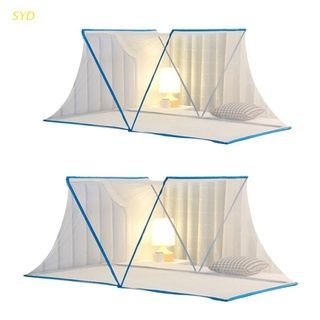 Syd - mosquitera plegable para cama plegable, portátil, antimosquitos, tienda de campaña para adultos, dormitorio de estudiantes