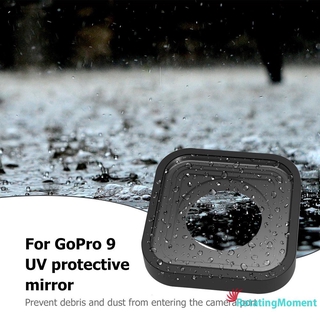 (listo) filtro de lente UV Ultra violeta protección filtro para GoPro Hero9 Hero 9 negro