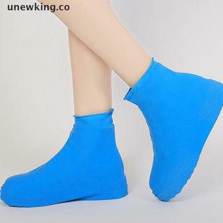 [unewking] fundas de silicona impermeables para zapatos/cubiertas protectoras reciclables co (1)