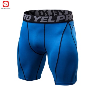 pantalones cortos deportivos elásticos ajustados ajustados de secado rápido para hombre (9)