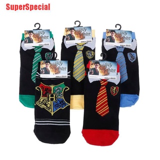 SSP mago Harry Potter calcetines Cosplay accesorios calcetines de algodón transpirable calcetines