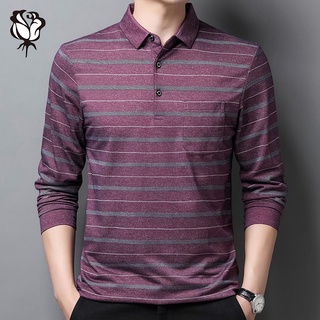 nuevo ariival hombres moda suéter fresco camiseta de manga larga casual suéter de negocios camisas camisetas ropa de algodón polo verano camisa