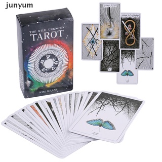 78pcs the wild unknown tarot deck rider-waite oracle set fortune telling cards.