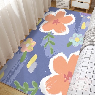 personalizado de dibujos animados hogar alfombra pequeño tamaño encantador alfombra dormitorio mesita de noche decoración alfombras minimalismo morandi abstracto antideslizante alfombra