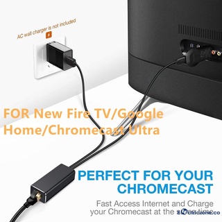 fire tv stick hd 480 mbps micro usb2.0 a rj45 ethernet adaptador 10/100 mbps para nuevo fire tv/google home/chromecast ultra