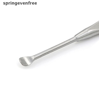 spef 1 pieza de acero inoxidable para orejas, cera de curette, removedor de cera, herramienta libre de orejas