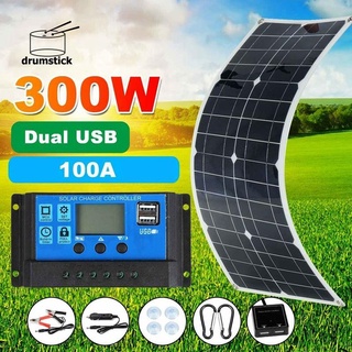 300w Kit De panel Solar Portátil Power RV mono cristalino Barco (1)