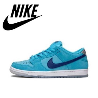 Nuevo Nike2544 SB DUNK bajo pavo real azul gamuza Suede polar azul cristal bajo parte superior Skateboarding zapatos de los hombres zapatos de las mujeres zapatos de deporte zapatos (1)
