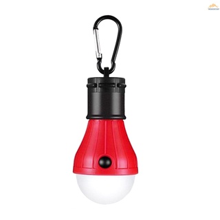 Lámpara De Luz led Portátil para acampar al aire libre con Gancho linterna De emergencia 3 luces Mpdes