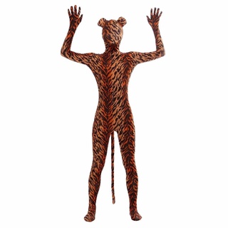 body completo tiger rayas body catsuit spandex disfraz de halloween s