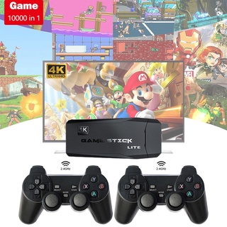 Consolas de videojuegos 4k HD 2.4G inalámbricas 10000 juegos Retro Mini Gamepads clásicos para juegos/control familiar de TV (1)