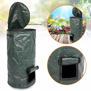 [beautifulandlovejr] bolsa de compost ambiental de jardín papelera casera orgánica fermentación pe compost