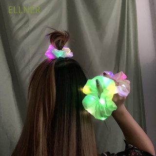 ELLNER Hair Accessories Hair Ropes Fashion Hair Bands LED Luminous Scrunchies Women Bar Hairbands Headwear Nightclub Girls Ponytail Holder/Multicolor