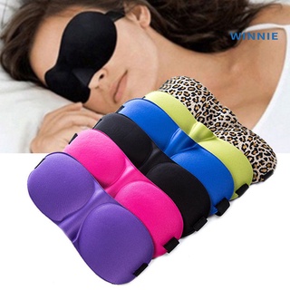 [winnie] máscara de ojos portátil 3d suave transpirable para viaje, venda de ojos, ayuda para dormir