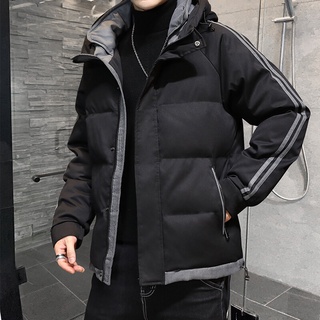Invierno de la moda de los hombres abrigo Casual ropa de algodón acolchado chaqueta con capucha abrigo 2021 nueva llegada 7SO2