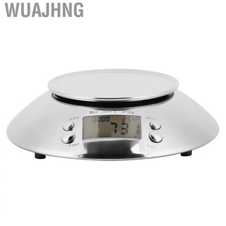 Wuajhng Electronic Kitchen Scale Easy To Clean Stainless Steel Digital for Home Food Coffee Shop
