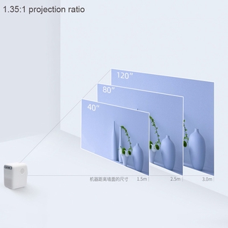 Xiaomi Wanbo T2 Free/Max proyector Lcd Led soporte 1080p Vertical Keystone corrección Portátil Theater Home proyector (9)