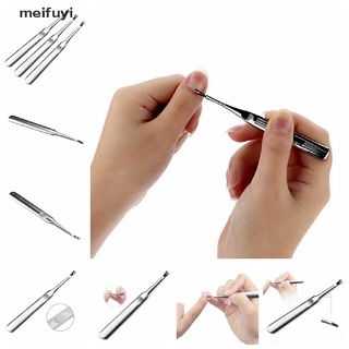 [Meifuyi] Stainless steel Cuticle Pusher Trimmer Remover Pedicure Manicure Nail Art Tools 439CO