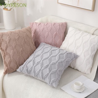 dyreson - funda de cojín para sofá, funda de almohada, asiento de felpa, dormitorio, decoración del hogar, terciopelo suave