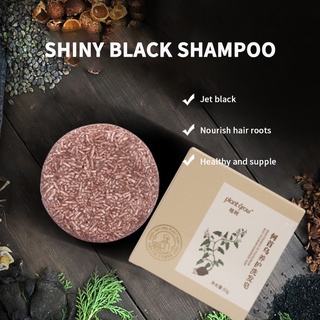 ELECOOL Shampoo Soap Polygonum Multiflorum Oil Control Nourishing Dark Hair Soothing Scalp Cleansing Soap 55g