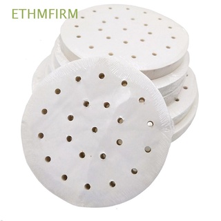 ETHMFIRM 100Pcs Heat Resistance Parchment Paper Bakeware Paper For Air Fryer Air Fryer Liners Circular Baking & Pastry Tools Cookies Perforated Non-Stick Steamer Mat