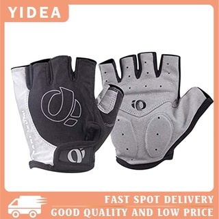 Guantes de ciclismo bicicleta de una palabra guantes de arroz bicicleta de montaña guantes cortos de medio dedo ciclismo guantes YIDEA