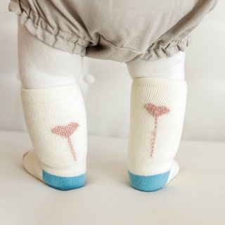 meetlove alta calidad otoño e invierno terry engrosado mantener caliente bebé calcetines de algodón puro tubo alto calcetines meetlove (2)