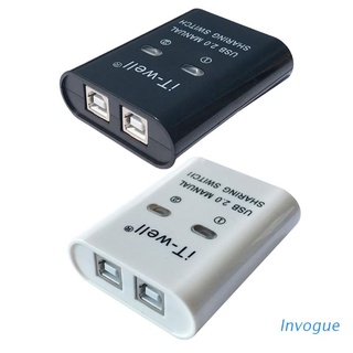 INV Manual de impresión de compartir dispositivo USB libre de unidad dos computadoras compartir 1 USB 2 en 1 salida
