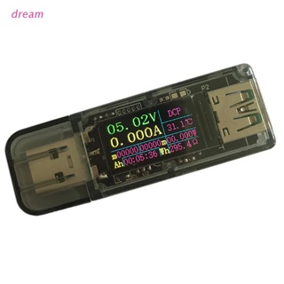 dream digital usb tester qc 2.0 3.0 fcp afc dcp detector de carga rápida dc 3.7v~30v 0-5a