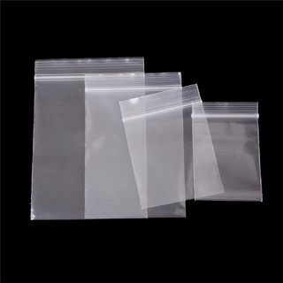 Weijiao 100 pzs bolsas de plástico resellables con cierre de cremallera de plástico grueso bolsas de embalaje MY