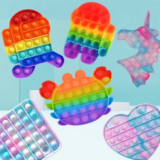 juguete antiestrés pop it fidget sensorial juguete infantil autismo relajante colorido (4)