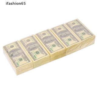 ifashion65 10 unids/set creativo 100 dólares servilletas de dinero papel inodoro baño fiesta suministros co