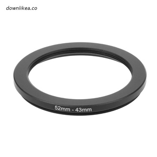 dow 52mm a 43mm metal step down anillos adaptador de lente filtro cámara herramienta accesorio nuevo