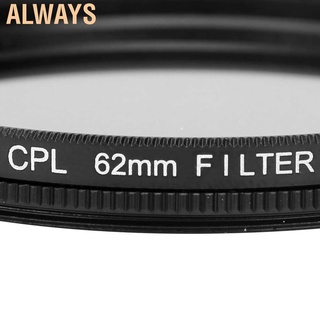 Always Junestar - filtro de lente CPL para Canon/Nikon/Sony/Olympus/Fuji Camera polarizador (4)