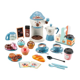Simulation Tea Set Pretend Play for Little Girls Playset Cake Gift Toy