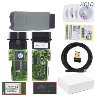 Hold Car OBD AMB2300 adaptador compatible con Bluetooth multifunción herramienta de diagnóstico 12V vehículo
