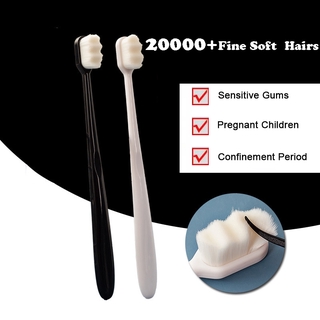 1PC Ultra-Fino Suave Cepillo De Dientes Millón De Nano Cerdas Adulto Limpieza Profunda Portátil Viaje Dental
