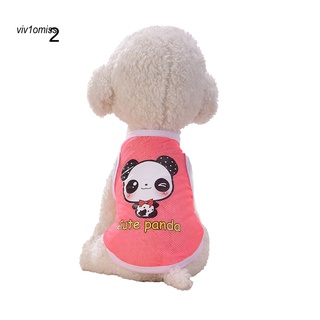 vo primavera verano lindo perro bebé estilo de dibujos animados camiseta chaleco de peluche cachorro ropa para mascotas (4)