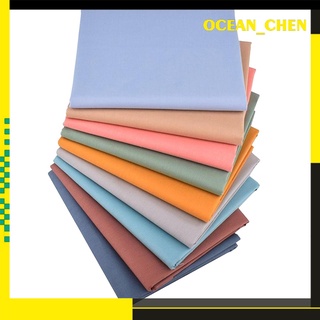 (Ocean_Chen) Set De 9 pzs tela De tela textil De algodón cuadriculada De retazos De tela De grasa Para álbum De recortes tela De Costura (6)