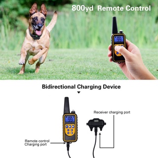 Ip67 impermeable recargable perro entrenamiento Collar automático eléctrico choque perro Collar Collar de corteza tapón automático perro Collar entrenamiento perro (9)