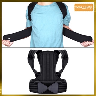 corrector de postura de espalda mujeres hombres, alisador de espalda superior, dispositivo ajustable para soporte de clavícula, cómodo y transpirablecuello, hombro trasero