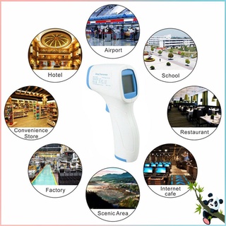 Non-Contact Infrared Thermometer Portable Infrared Thermometer High Precision Measures Body Temperature Blue