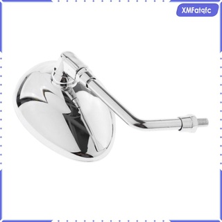 Universal 10mm Chrome Rear View Side Mirrors Bar End Motorcycle Mirrors Fits For Indian Chief Vintage 2014-2019 For Roadmaster 15-20