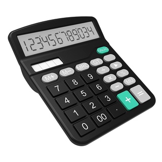 Calculadora Portátil De escritorio con 12 Dígitos/botón Grande/Lcd/Grande botón sensible