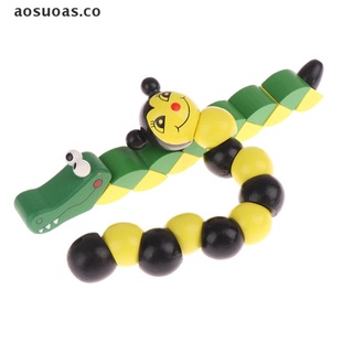 rompecabezas de madera yang para niños juguetes educativos dedos flexibles entrenamiento torcido gusano juguete. (3)