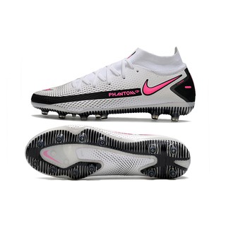 nike phantom gt elite dynamic fit ag-pro blanco negro rosa para hombres zapatillas de deporte fútbol fútbol zapatos