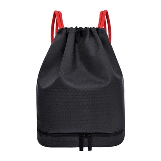mochila de natación con cordón deportivo fitness impermeable saco pe kit bolsa unisex