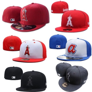 😍Los Angeles Angles gorra de béisbol no ajustable Hip Hop de moda para hombres primavera y verano gorra completamente cerrada gorra de ala plana